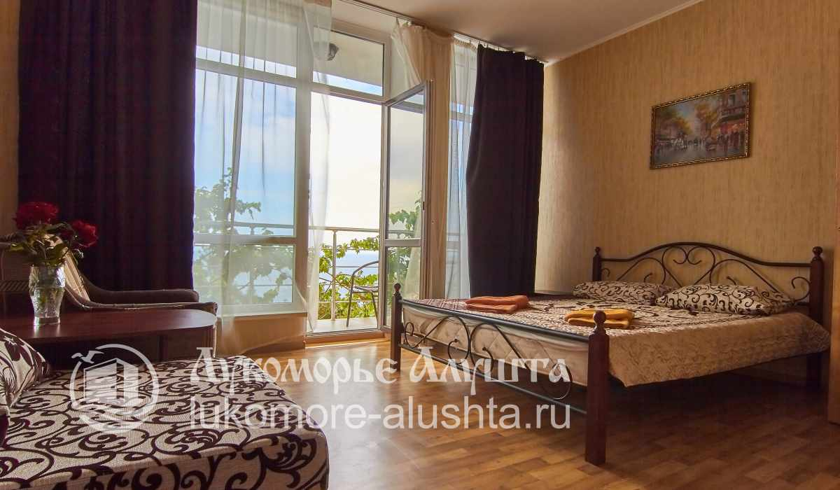 Просторная комната с балконом